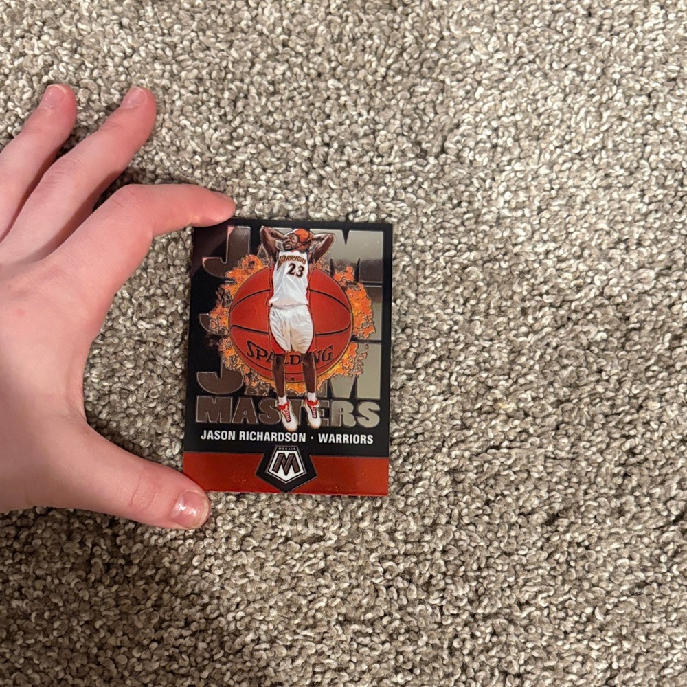 Jason Richardson Warriors Slam Masters Trading Card - Orange/Black